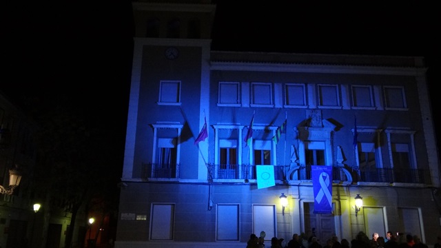 Iluminación del Ayuntamiento de Elda 